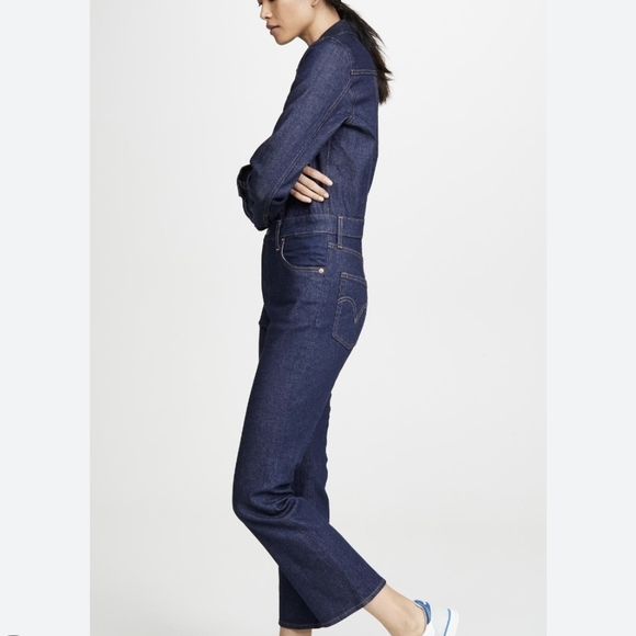 Levi's Dark Blue Denim Jumpsuit - Picture 6 of 15